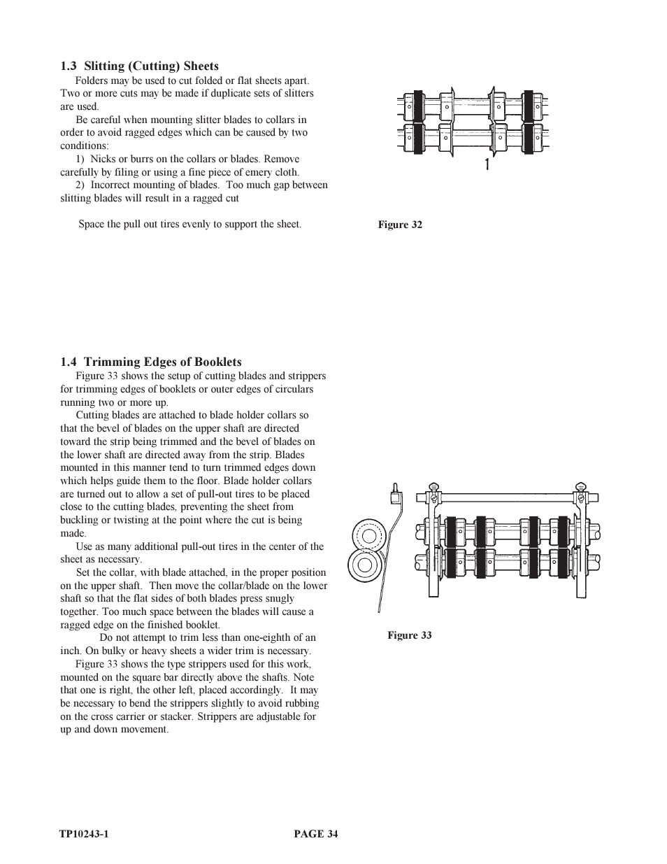 Baumfolder BAUM20: Pile Folder 1st Station (from 1999 thru 2001) User Manual | Page 34 / 50