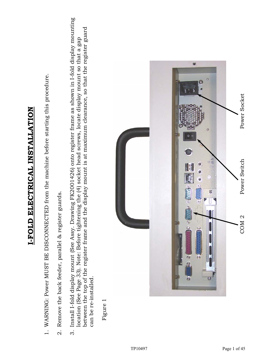 I-fold electrical installation | Baumfolder BAUM20: Ifold Service Manual User Manual | Page 3 / 47