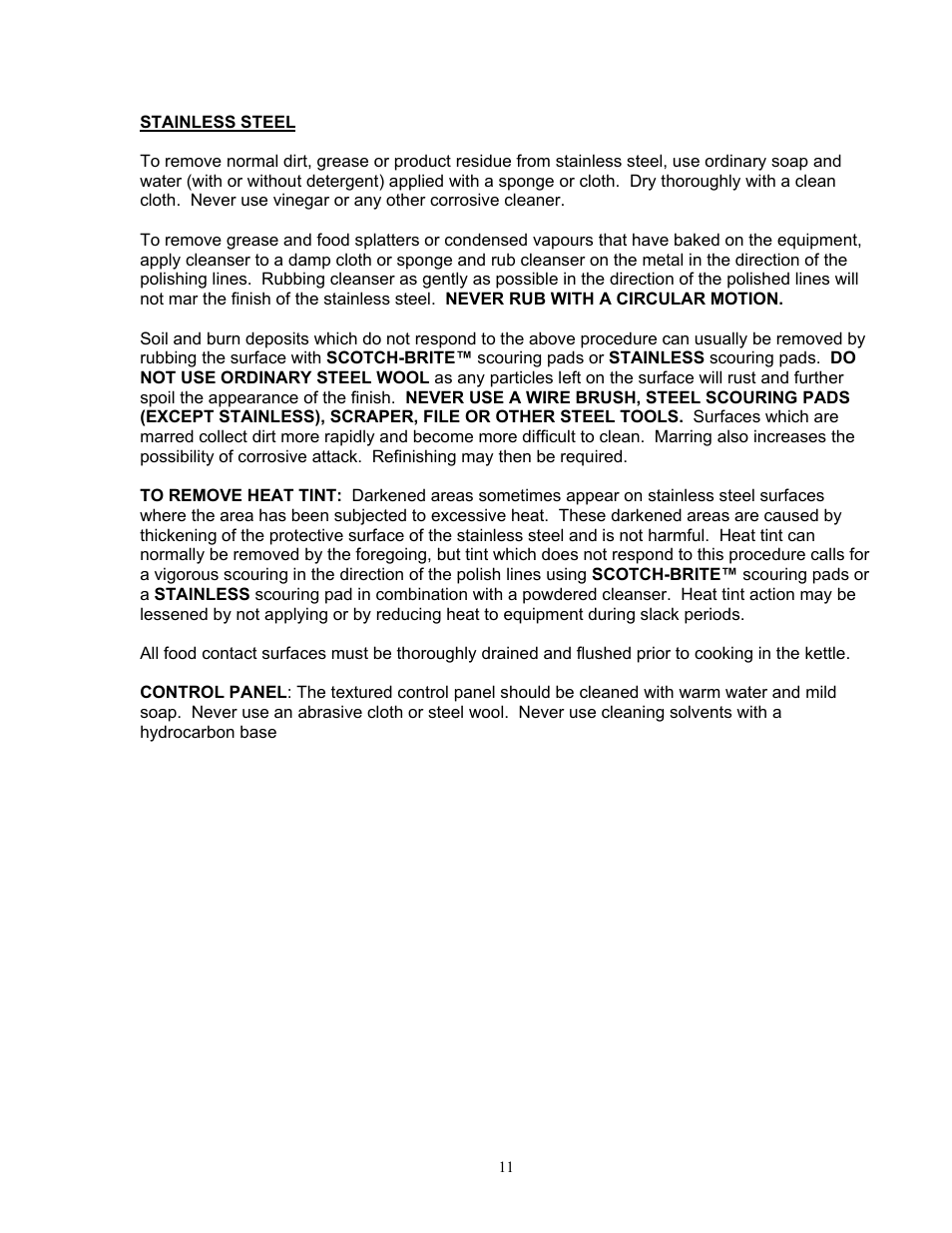 Blodgett KPS-DS Series User Manual | Page 11 / 13