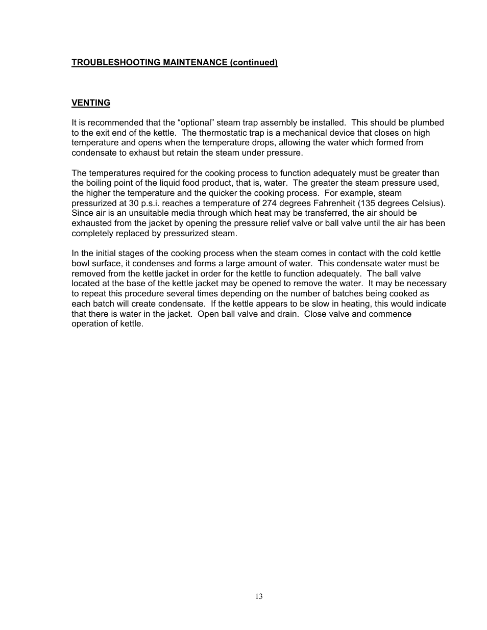 Blodgett KPS-DS Series User Manual | Page 13 / 13