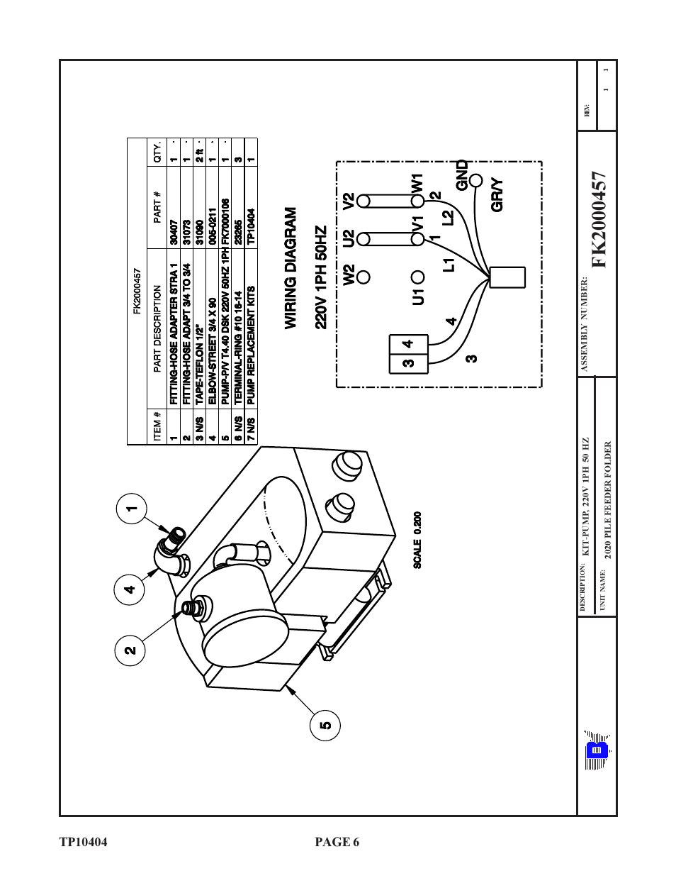 Ba u m | Baumfolder BAUM20: 1300 series Pump Replacement Manual User Manual | Page 6 / 11