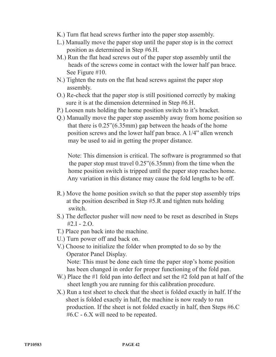 Baumfolder 714XA User Manual | Page 45 / 49