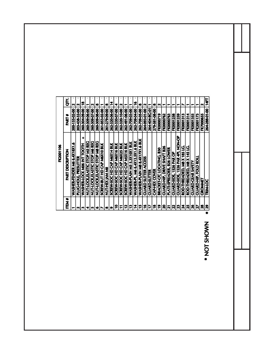 Baumfolder BAUM 26: Pre-slitter kit (early 2004) User Manual | Page 8 / 8