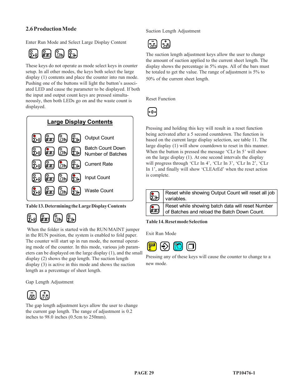 Baumfolder BAUM 26_30: Folder 1st Station Contfeed User Manual | Page 29 / 46