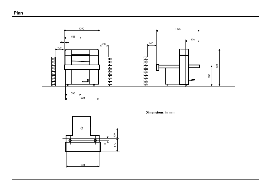 Plan | Baumfolder BaumCut 26.4 (For serials 69H1122 thru 76D1132) User Manual | Page 11 / 98