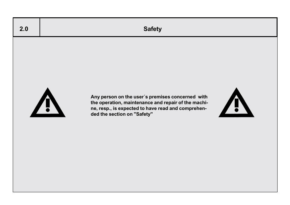 Safety | Baumfolder BaumCut 26.4 (For serials 69H1122 thru 76D1132) User Manual | Page 19 / 98