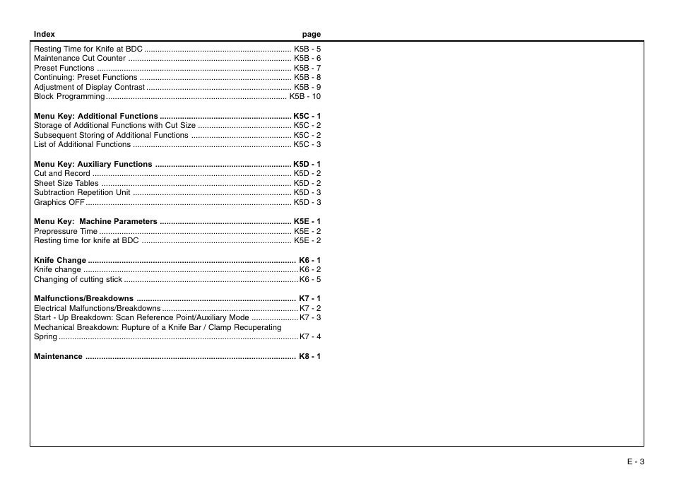 Baumfolder BaumCut 26.4 (For serials 69H1122 thru 76D1132) User Manual | Page 3 / 98