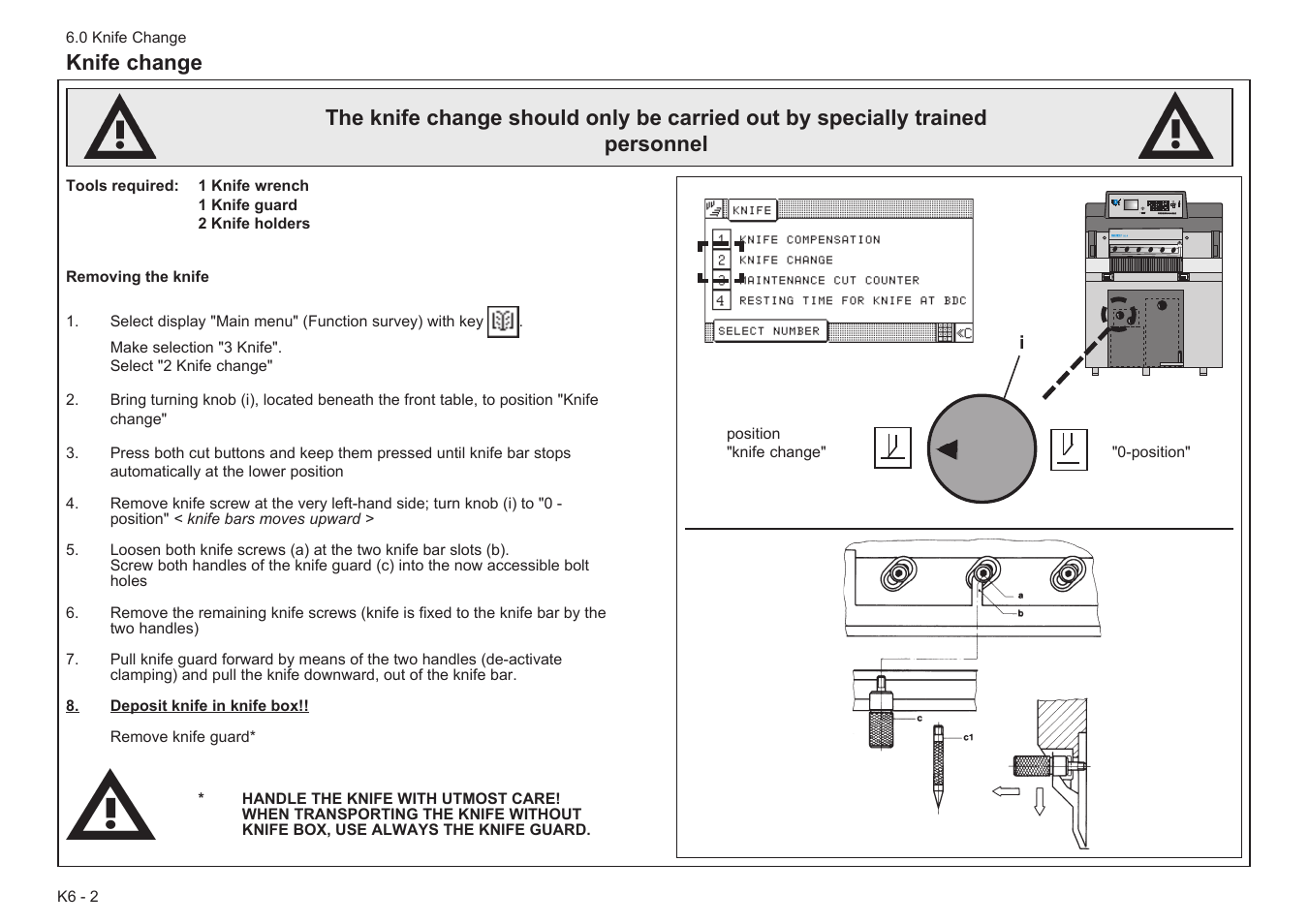 Baumfolder BaumCut 26.4 (For serials 78D1001 thru 78D1100) User Manual | Page 90 / 104