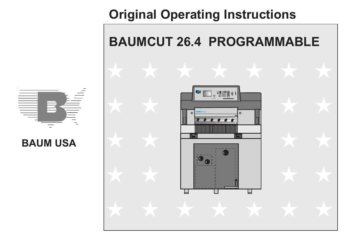 Baumfolder BaumCut 26.4 (For serials 78D1101 thru current) User Manual | 104 pages