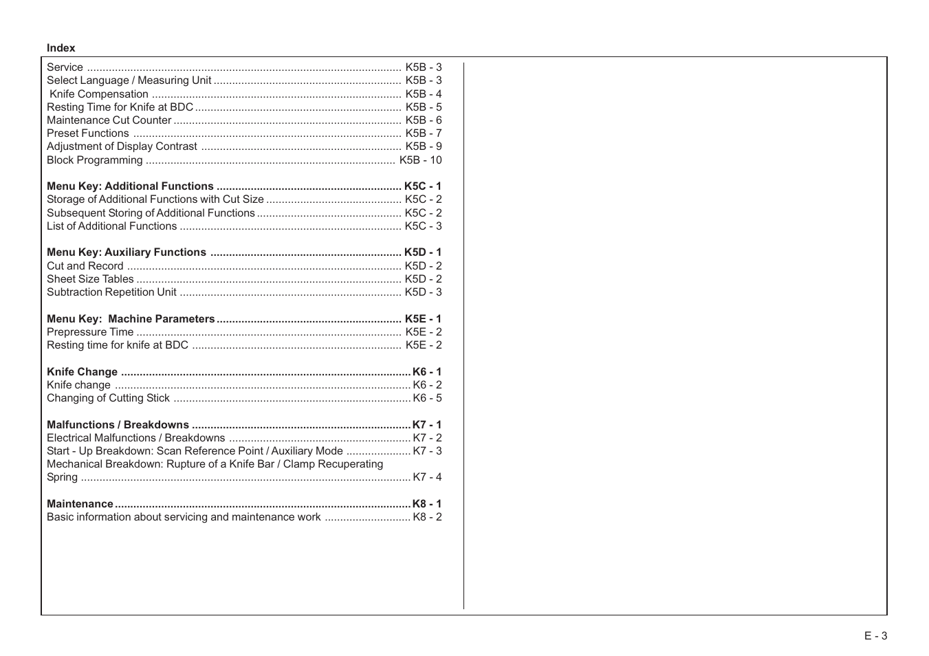 Baumfolder BaumCut 26.4 (For serials 78D1101 thru current) User Manual | Page 3 / 104