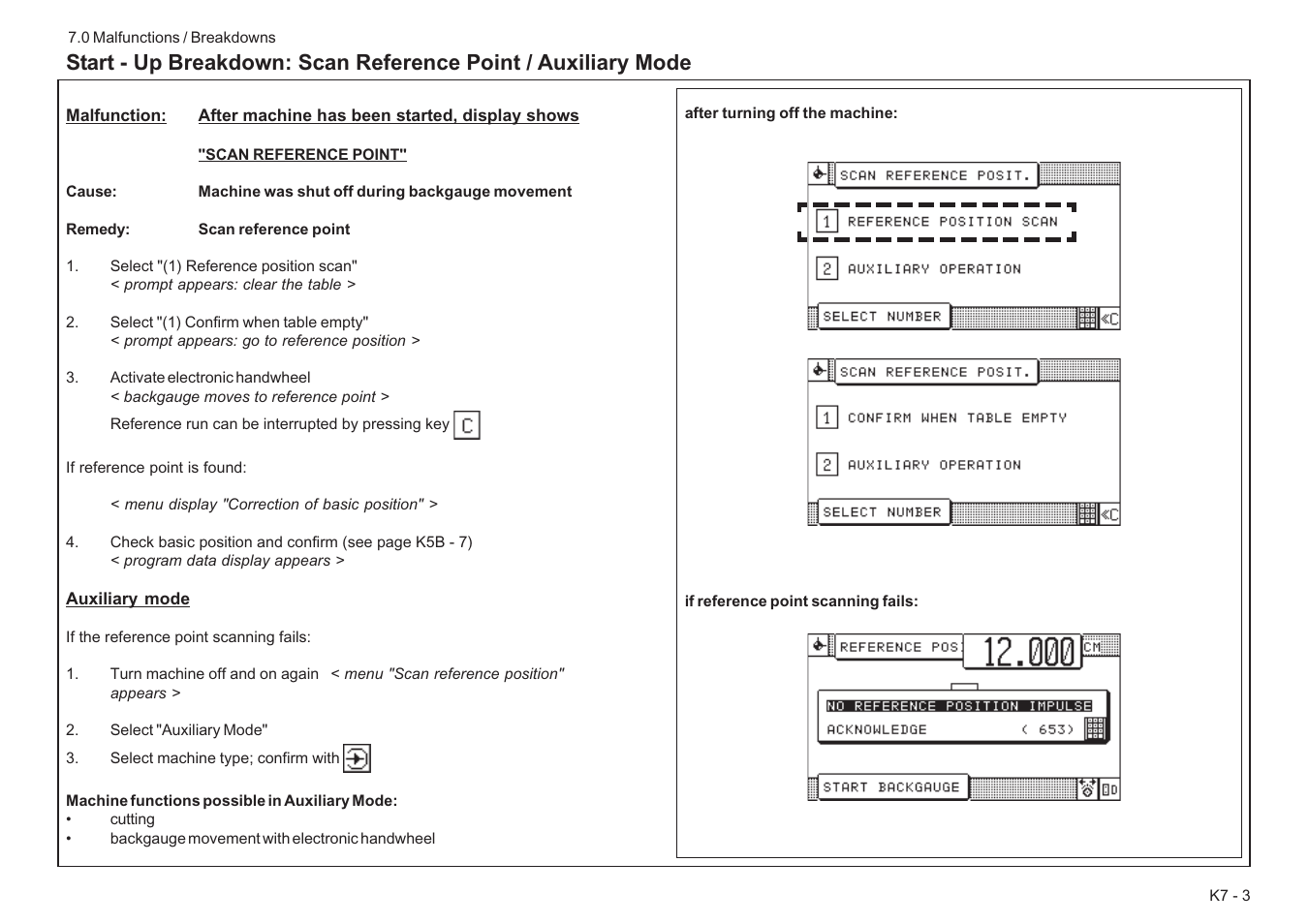Baumfolder BaumCut 26.4 (For serials 78D1101 thru current) User Manual | Page 97 / 104