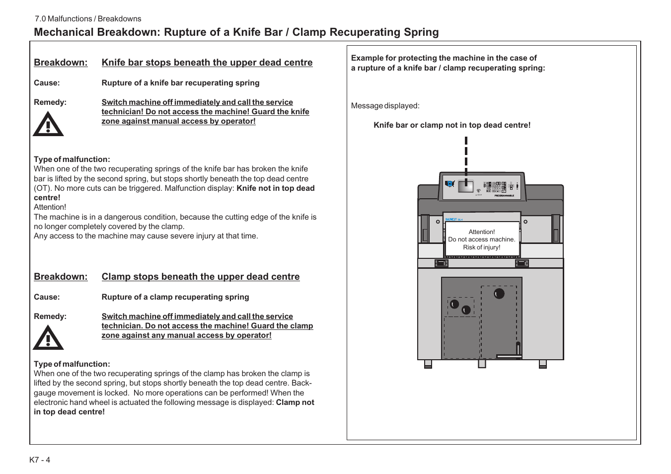 Baumfolder BaumCut 26.4 (For serials 78D1101 thru current) User Manual | Page 98 / 104