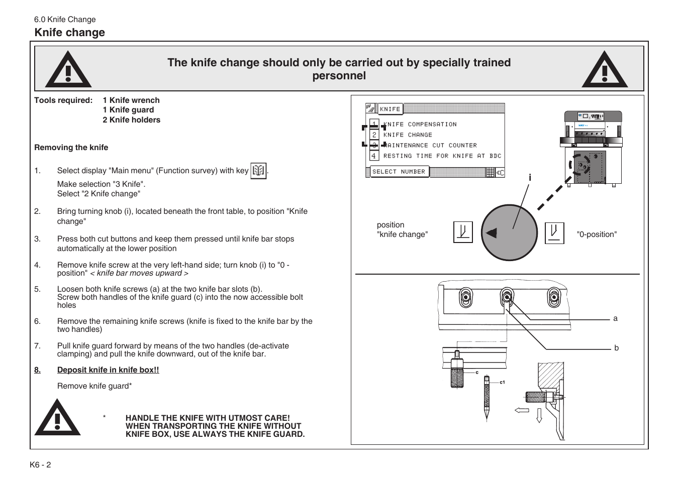 Baumfolder BaumCut 31.5 (For serials 76N1101 thru 78N1000) User Manual | Page 90 / 104
