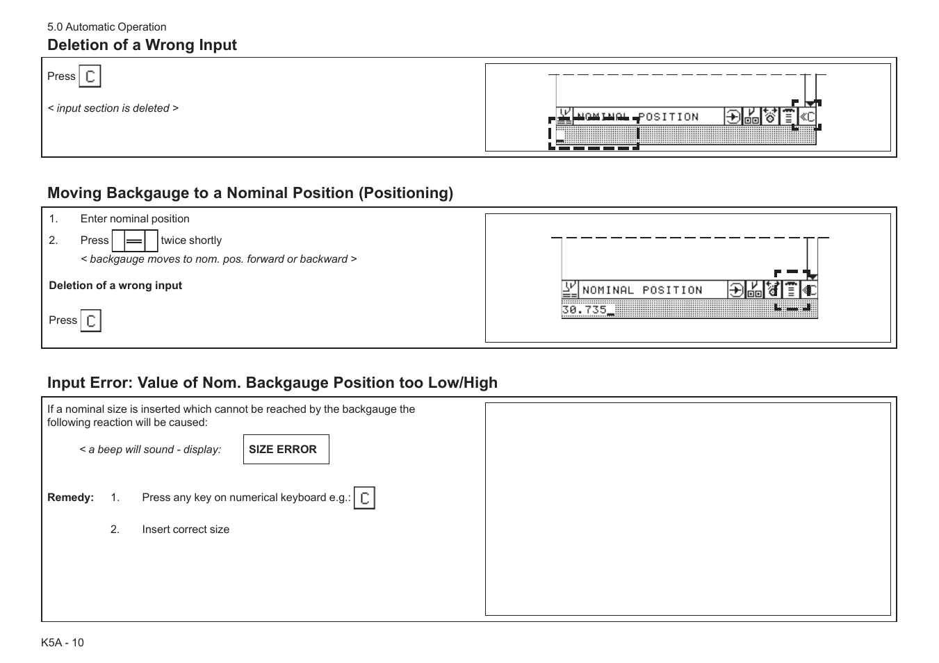Baumfolder BaumCut 31.5 (For serials 78N1001 thru 700N100) User Manual | Page 44 / 104