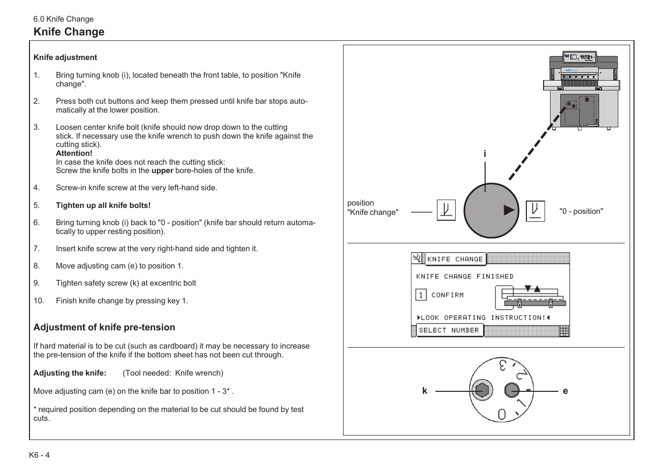 Baumfolder BaumCut 31.5 (For serials 78N1001 thru 700N100) User Manual | Page 92 / 104