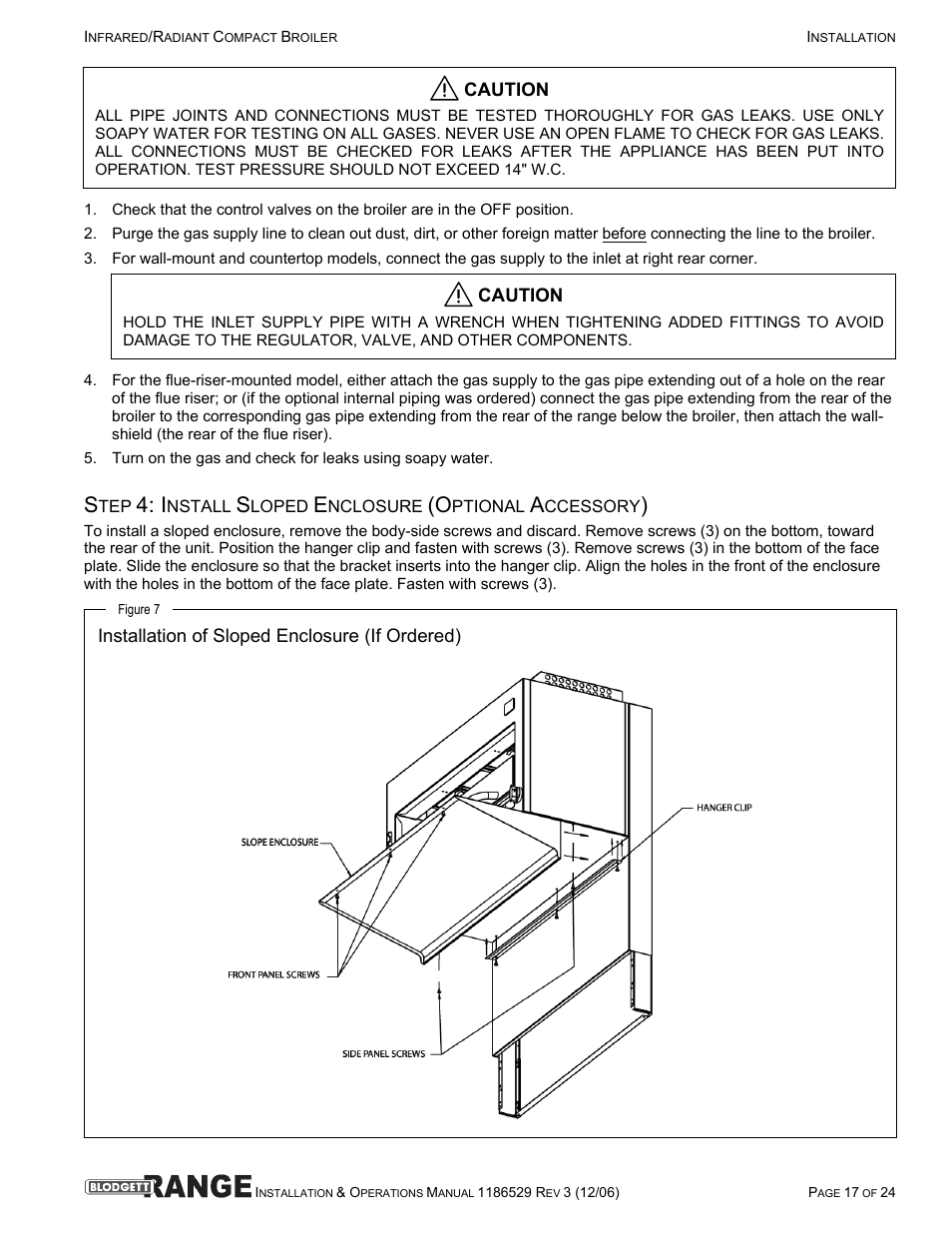 Blodgett B48-RAD User Manual | Page 17 / 24