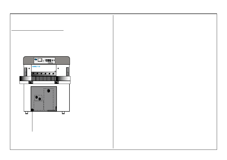 Power supply | Baumfolder BaumCut 31.5 (For serials 700N101 thru current) User Manual | Page 13 / 98