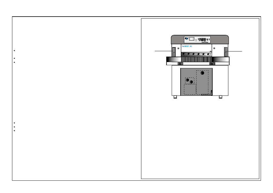 Light barrier | Baumfolder BaumCut 31.5 (For serials 700N101 thru current) User Manual | Page 30 / 98