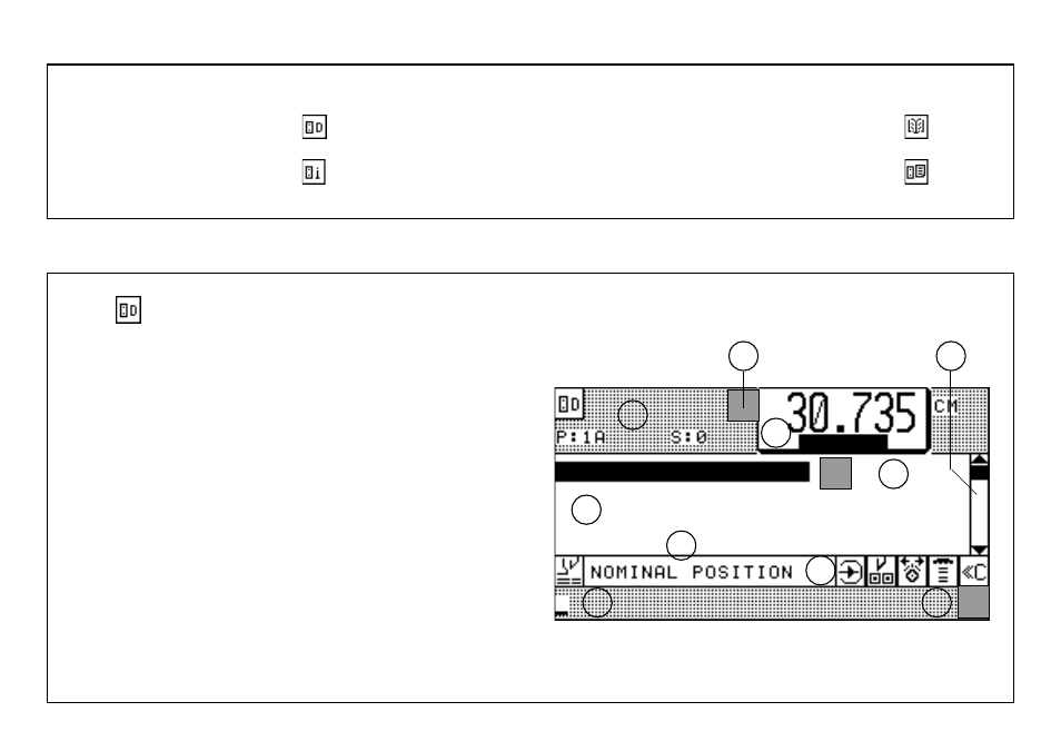 Basic displays, Basic display: program data | Baumfolder BaumCut 31.5 (For serials 700N101 thru current) User Manual | Page 35 / 98