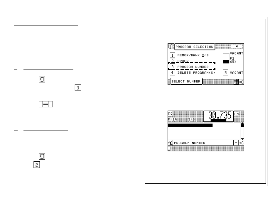 Selecting a program | Baumfolder BaumCut 31.5 (For serials 700N101 thru current) User Manual | Page 44 / 98