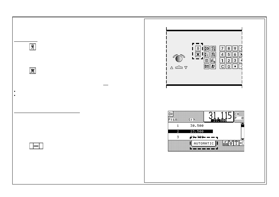 Automatic on/off | Baumfolder BaumCut 31.5 (For serials 700N101 thru current) User Manual | Page 50 / 98
