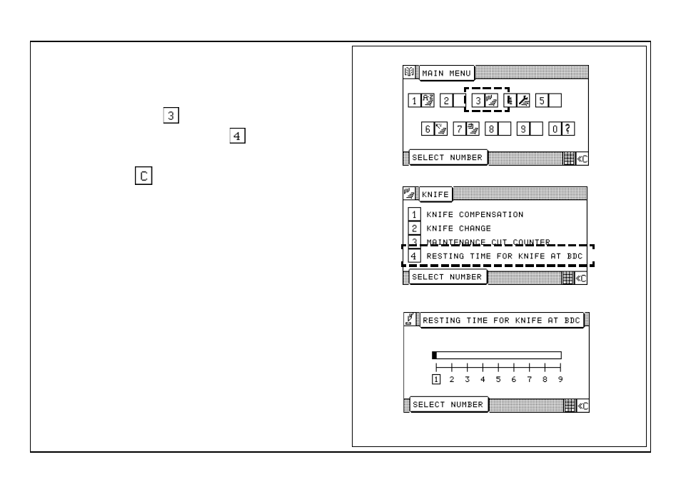 Resting time for knife at bdc | Baumfolder BaumCut 31.5 (For serials 700N101 thru current) User Manual | Page 63 / 98