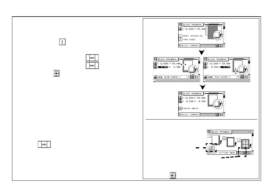 Block programming | Baumfolder BaumCut 31.5 (For serials 700N101 thru current) User Manual | Page 70 / 98