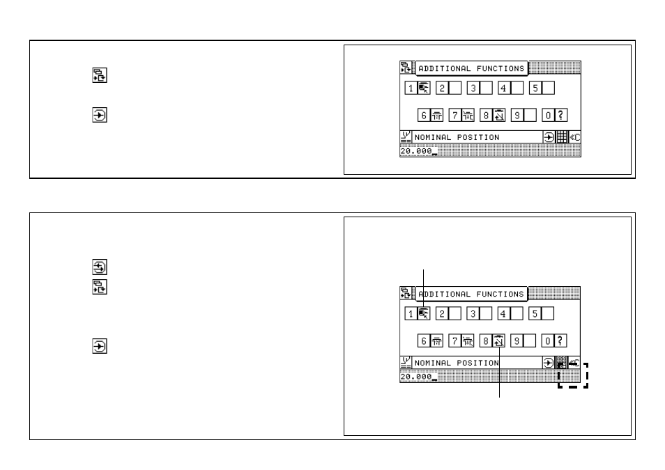 Storage of additional functions with cut size, Subsequent storing of additional functions | Baumfolder BaumCut 31.5 (For serials 700N101 thru current) User Manual | Page 76 / 98