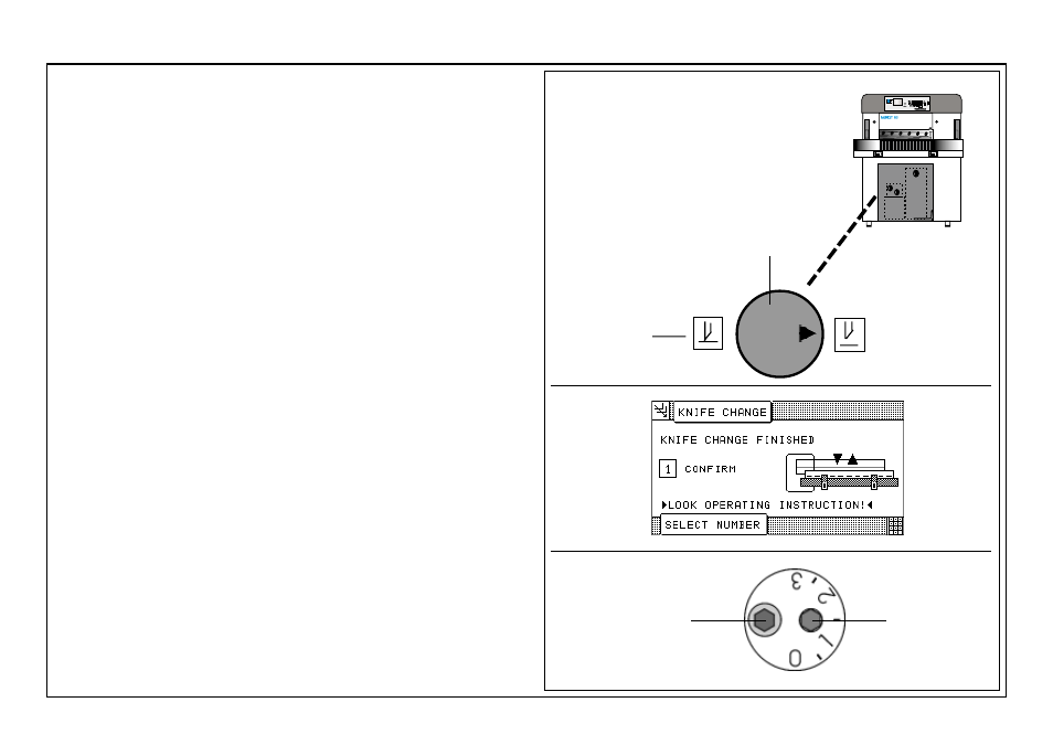 Knife change | Baumfolder BaumCut 31.5 (For serials 700N101 thru current) User Manual | Page 88 / 98