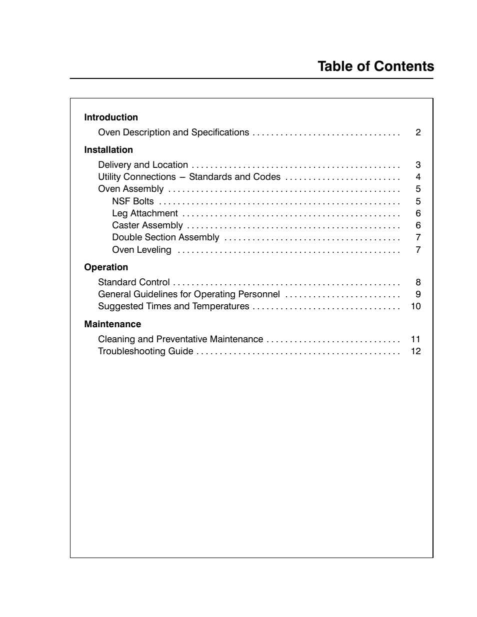 Blodgett SHO-E User Manual | Page 5 / 17