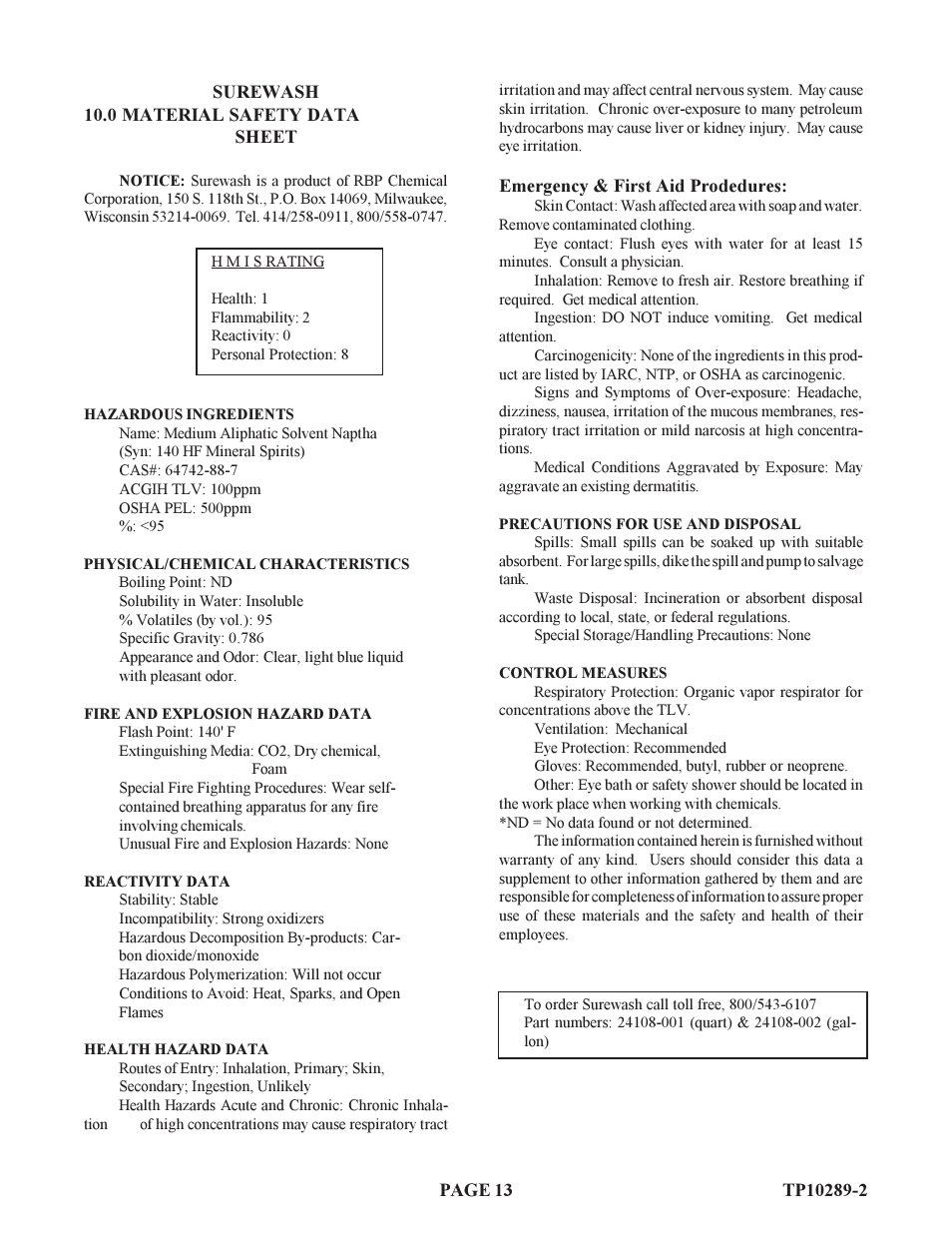 Baumfolder 714XLT: Air-Operations Manual (from 2001 thru 2005) User Manual | Page 13 / 13
