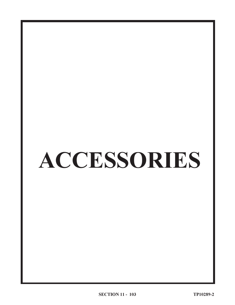 Accessories | Baumfolder 714XLT: Parts Manual User Manual | Page 103 / 134