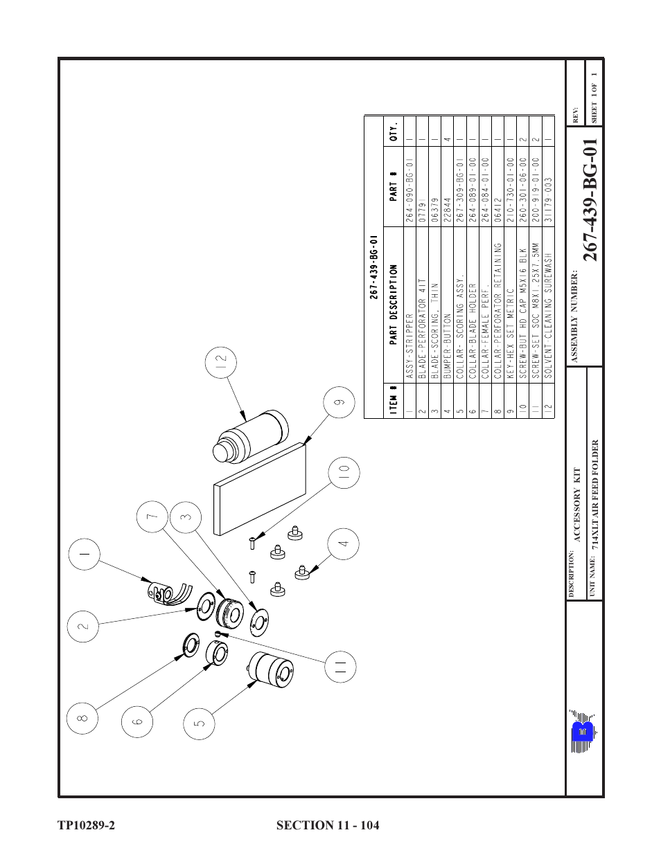 Baumfolder 714XLT: Parts Manual User Manual | Page 104 / 134