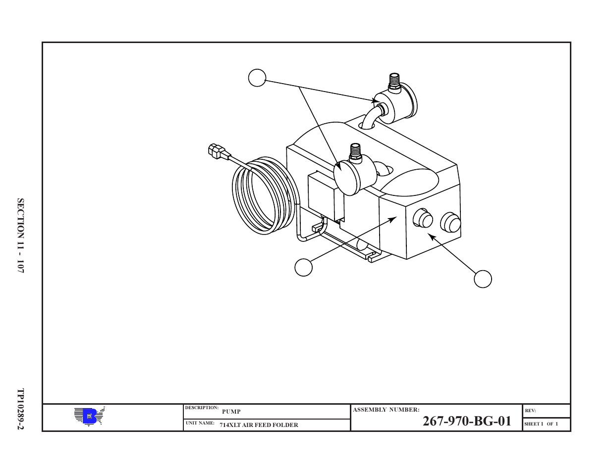 Baumfolder 714XLT: Parts Manual User Manual | Page 107 / 134