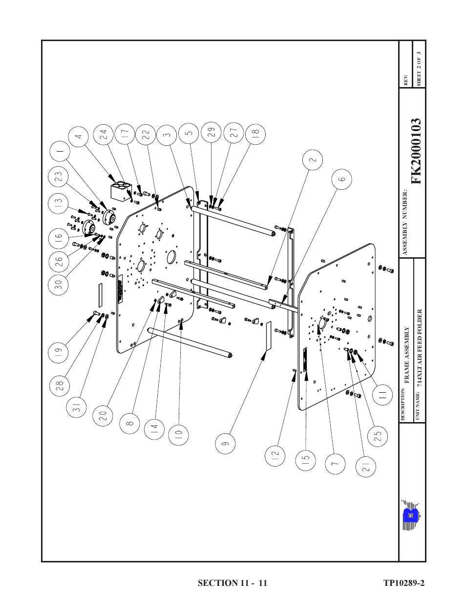 Baumfolder 714XLT: Parts Manual User Manual | Page 11 / 134