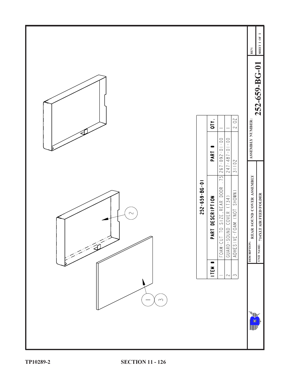 Baumfolder 714XLT: Parts Manual User Manual | Page 126 / 134