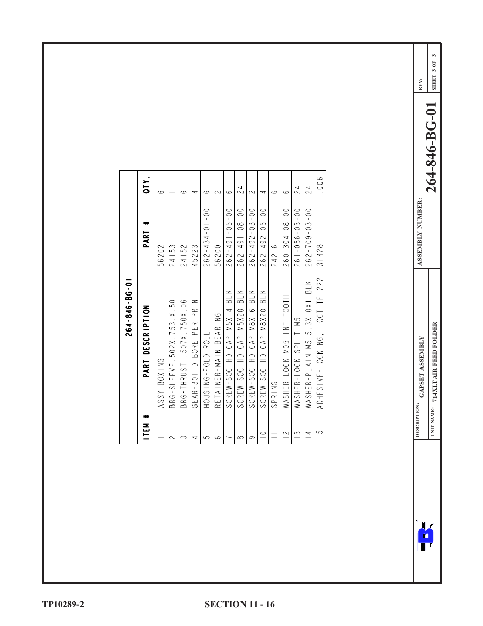Baumfolder 714XLT: Parts Manual User Manual | Page 16 / 134