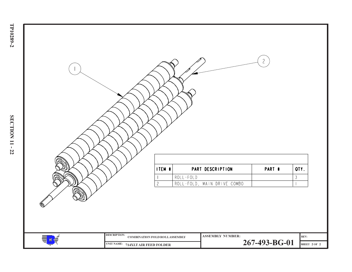 Baumfolder 714XLT: Parts Manual User Manual | Page 22 / 134