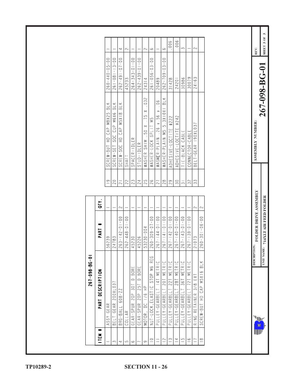 Baumfolder 714XLT: Parts Manual User Manual | Page 26 / 134