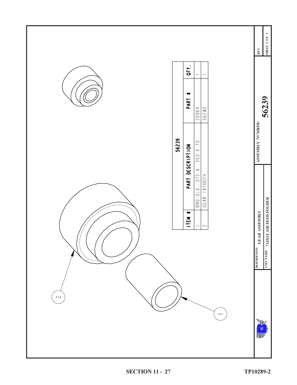 Baumfolder 714XLT: Parts Manual User Manual | Page 27 / 134