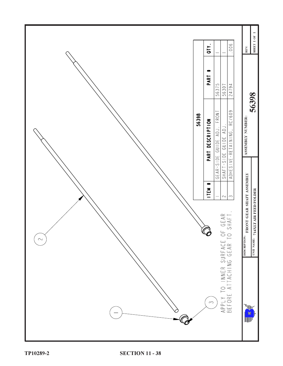 Baumfolder 714XLT: Parts Manual User Manual | Page 38 / 134
