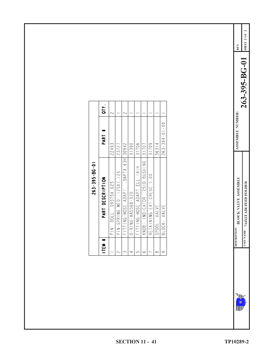 Baumfolder 714XLT: Parts Manual User Manual | Page 41 / 134