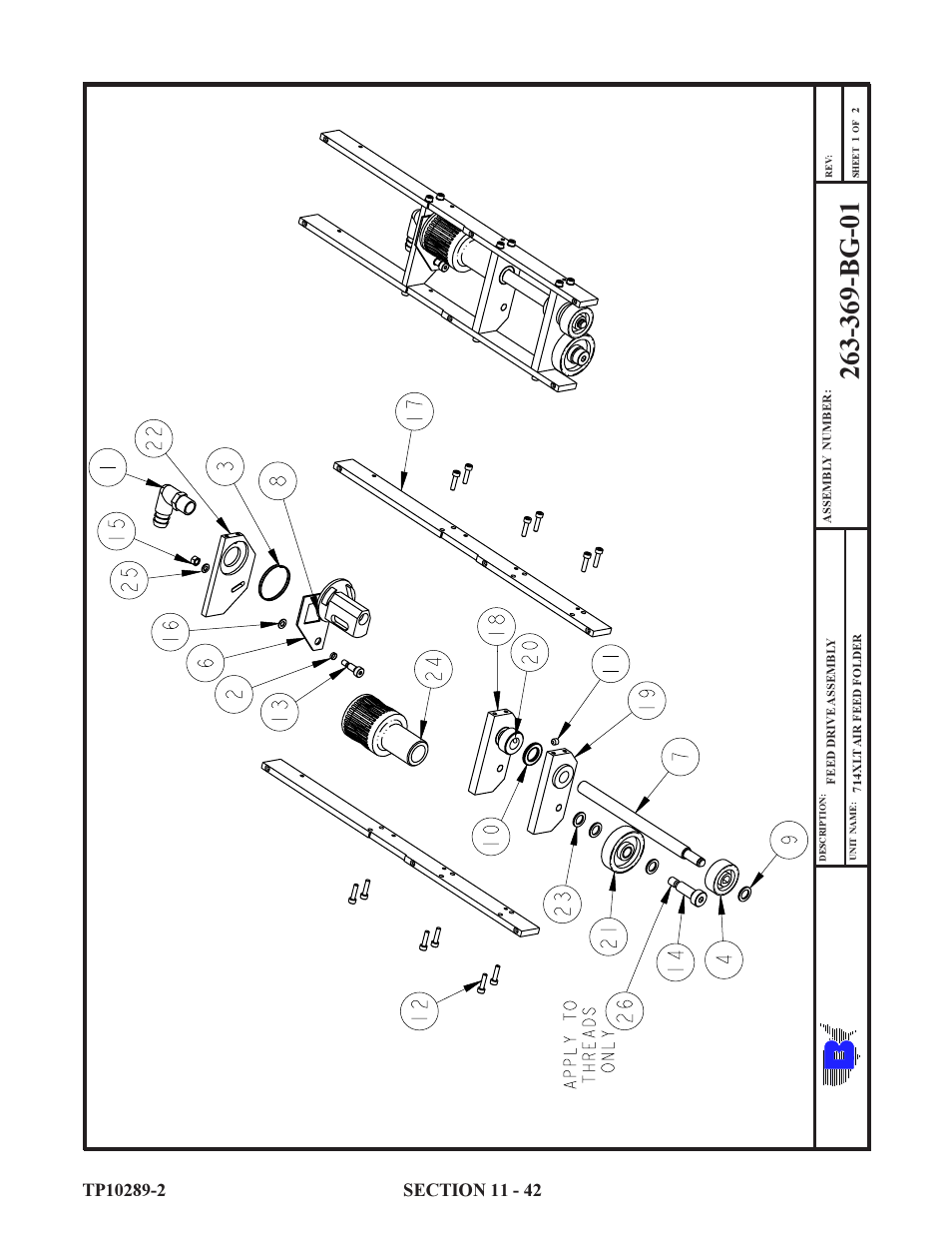 Baumfolder 714XLT: Parts Manual User Manual | Page 42 / 134