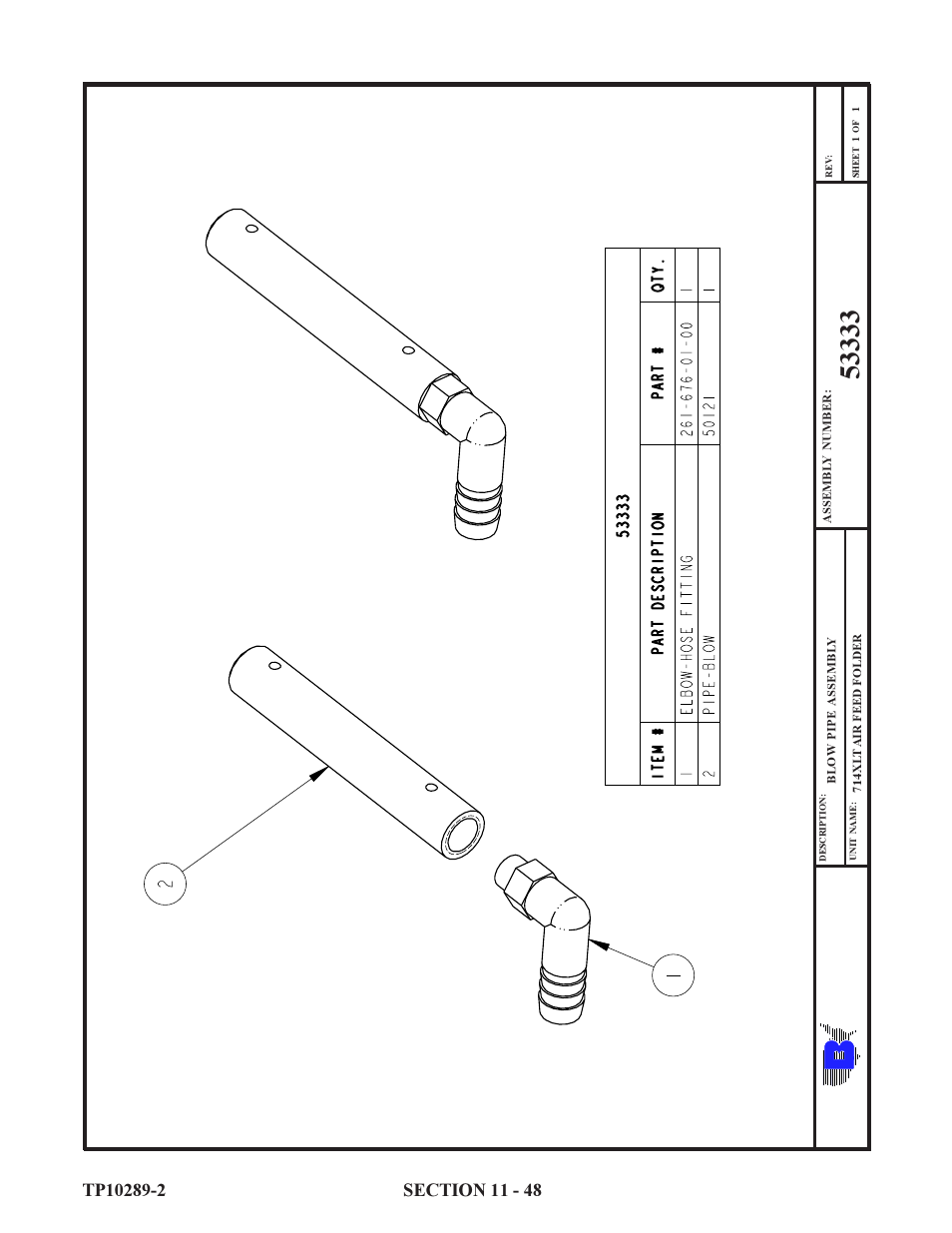 Baumfolder 714XLT: Parts Manual User Manual | Page 48 / 134