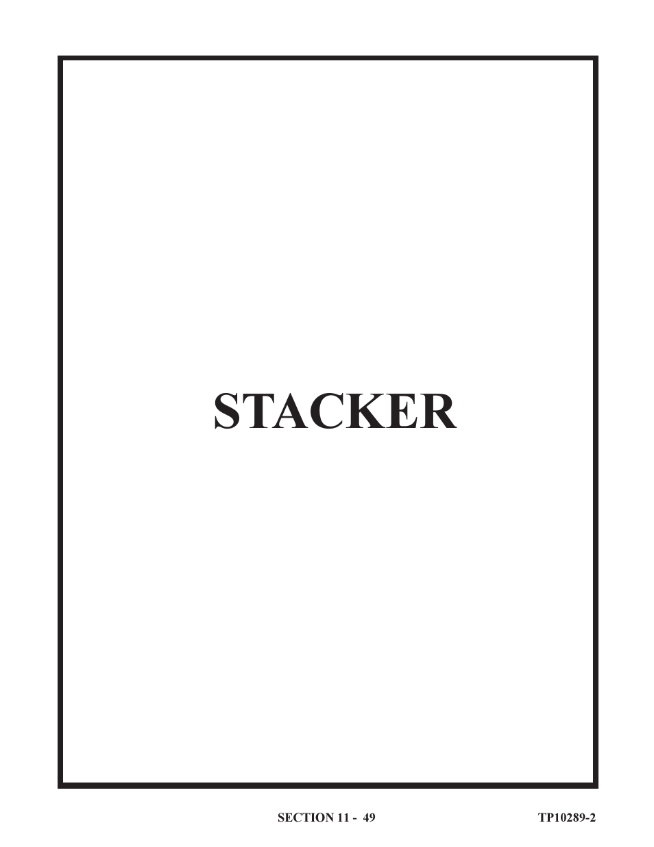 Stacker | Baumfolder 714XLT: Parts Manual User Manual | Page 49 / 134