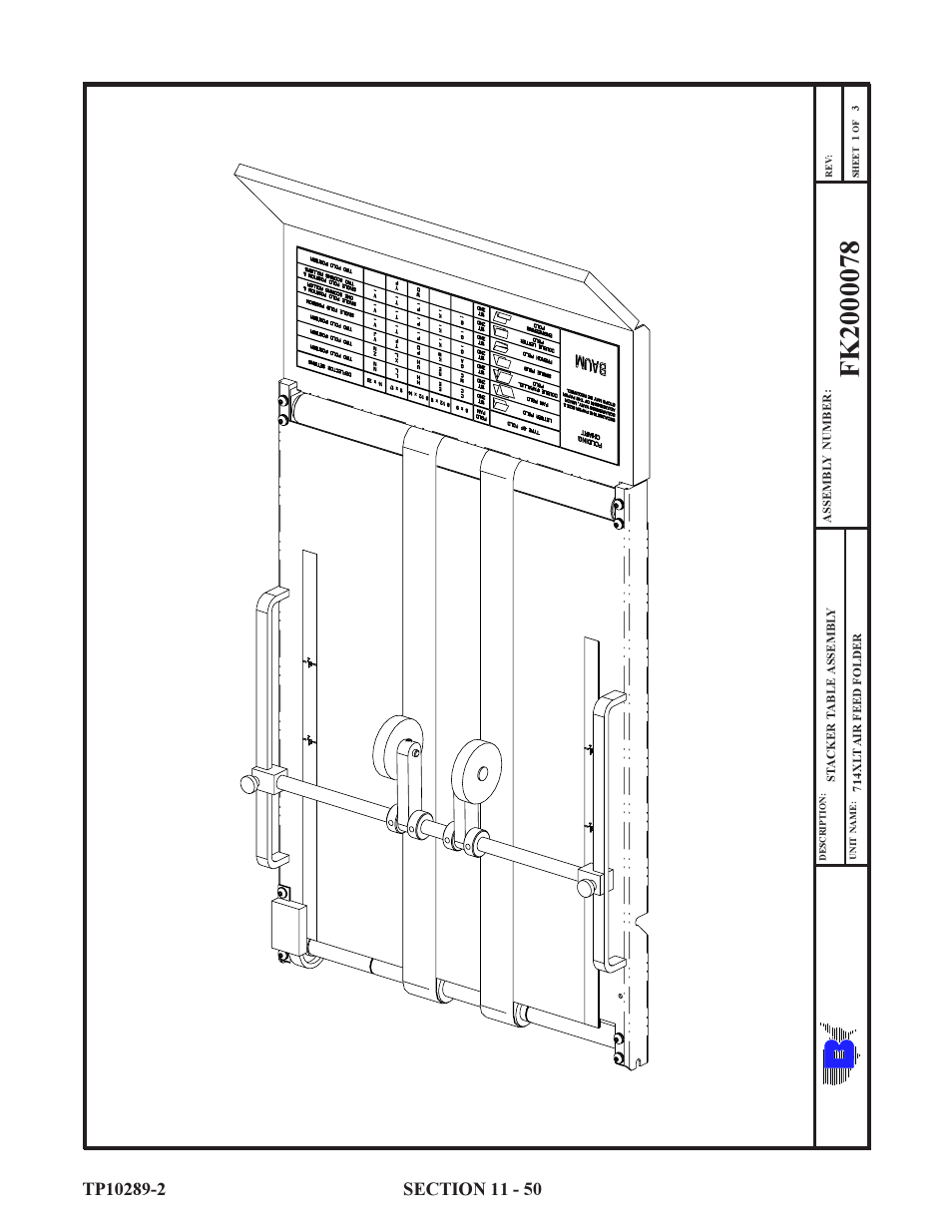 Baumfolder 714XLT: Parts Manual User Manual | Page 50 / 134