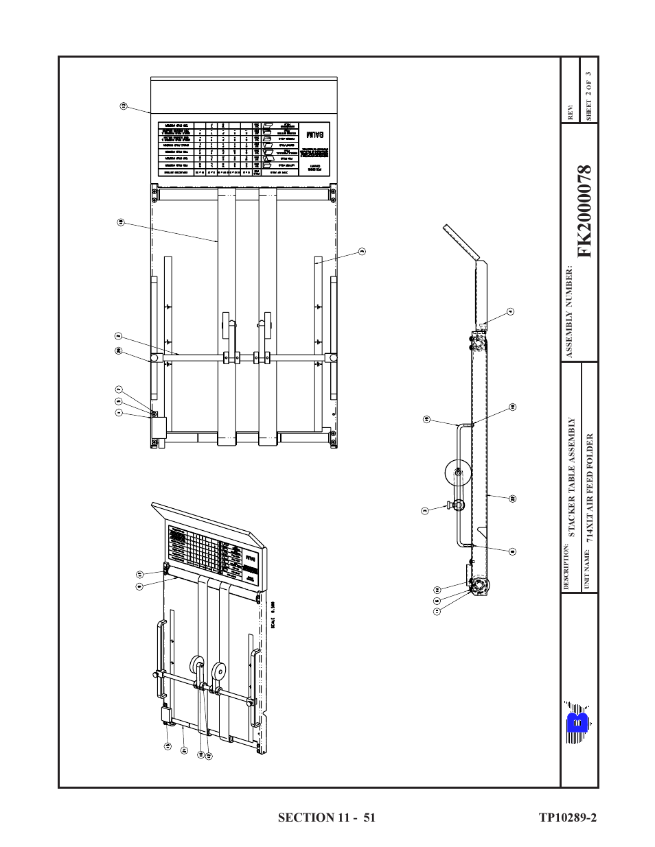 Baumfolder 714XLT: Parts Manual User Manual | Page 51 / 134