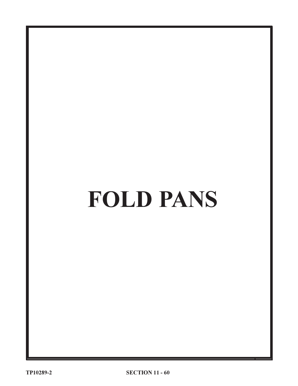 Fold pans | Baumfolder 714XLT: Parts Manual User Manual | Page 60 / 134