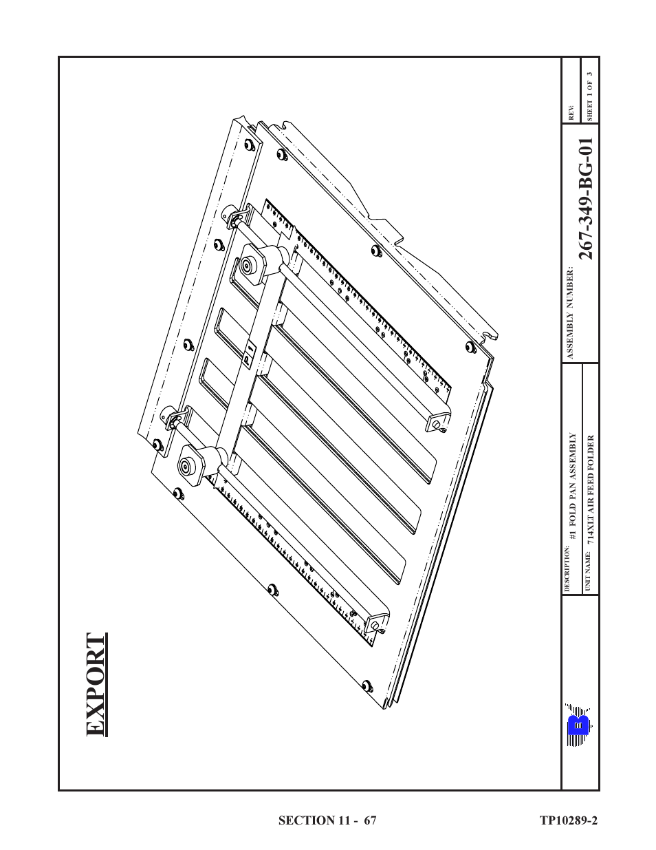 Expor t | Baumfolder 714XLT: Parts Manual User Manual | Page 67 / 134