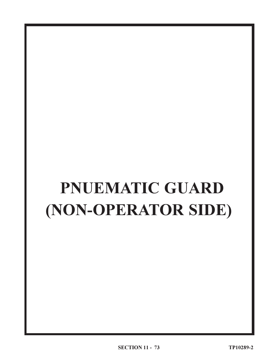 Pnuematic guard (non-operator side) | Baumfolder 714XLT: Parts Manual User Manual | Page 73 / 134